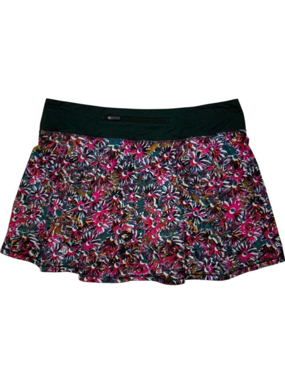 Lululemon Pace Rival Mid-Rise Skirt Skort 10 Vivid Floral Tone Multi Tennis - Picture 3 of 14